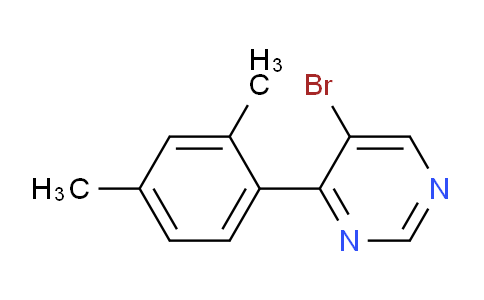 CAS No. 941294-39-9, 5-Bromo-4-(2,4-dimethylphenyl)pyrimidine
