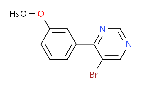 CAS No. 941294-40-2, 5-Bromo-4-(3-methoxyphenyl)pyrimidine