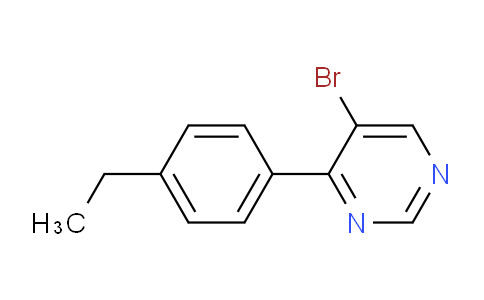 CAS No. 951884-40-5, 5-Bromo-4-(4-ethylphenyl)pyrimidine