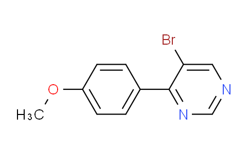 CAS No. 941294-41-3, 5-Bromo-4-(4-methoxyphenyl)pyrimidine