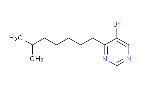 CAS No. 951884-24-5, 5-Bromo-4-(6-methylheptyl)pyrimidine