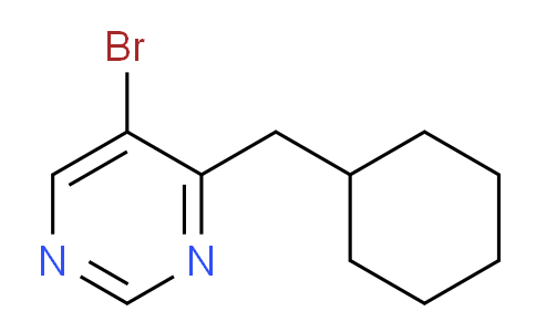 CAS No. 1346697-43-5, 5-Bromo-4-(cyclohexylmethyl)pyrimidine