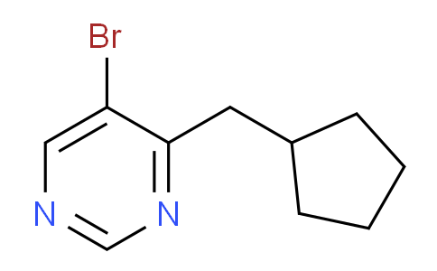 CAS No. 1346697-42-4, 5-Bromo-4-(cyclopentylmethyl)pyrimidine