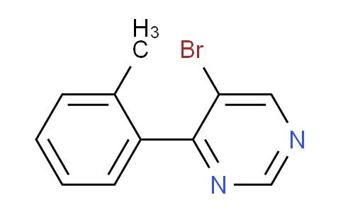 CAS No. 941294-34-4, 5-Bromo-4-(o-tolyl)pyrimidine
