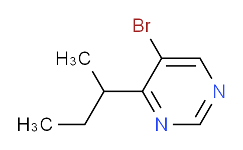 CAS No. 951884-30-3, 5-Bromo-4-(sec-butyl)pyrimidine