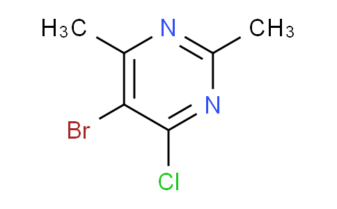 CAS No. 69696-35-1, 5-Bromo-4-chloro-2,6-dimethylpyrimidine