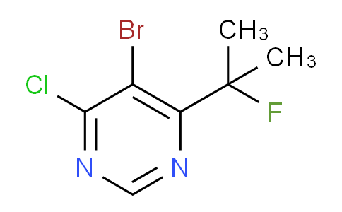 CAS No. 1823900-57-7, 5-Bromo-4-chloro-6-(2-fluoropropan-2-yl)pyrimidine