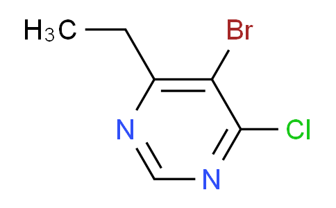 CAS No. 141602-27-9, 5-Bromo-4-chloro-6-ethylpyrimidine