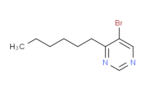 CAS No. 951884-38-1, 5-Bromo-4-hexylpyrimidine