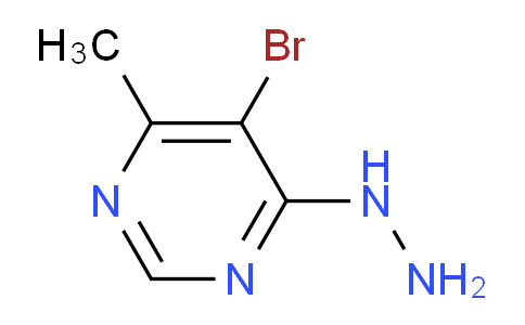 CAS No. 3438-58-2, 5-Bromo-4-hydrazinyl-6-methylpyrimidine