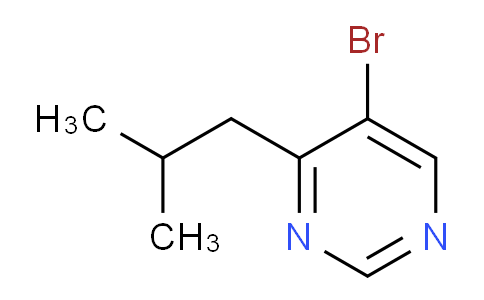 CAS No. 1346697-38-8, 5-Bromo-4-isobutylpyrimidine