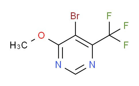 CAS No. 447402-02-0, 5-Bromo-4-methoxy-6-(trifluoromethyl)pyrimidine