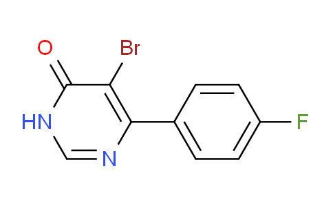 CAS No. 1443288-06-9, 5-Bromo-6-(4-fluorophenyl)pyrimidin-4(3H)-one