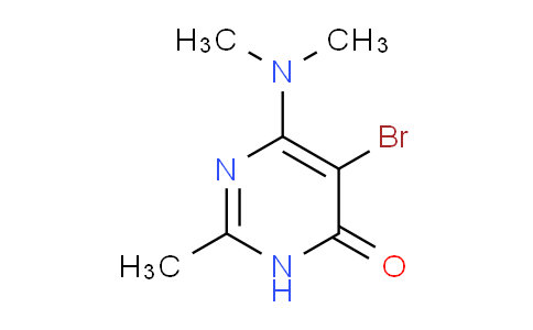 CAS No. 1135283-29-2, 5-Bromo-6-(dimethylamino)-2-methylpyrimidin-4(3H)-one