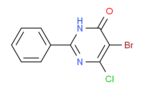 CAS No. 1706442-65-0, 5-Bromo-6-chloro-2-phenylpyrimidin-4(3H)-one