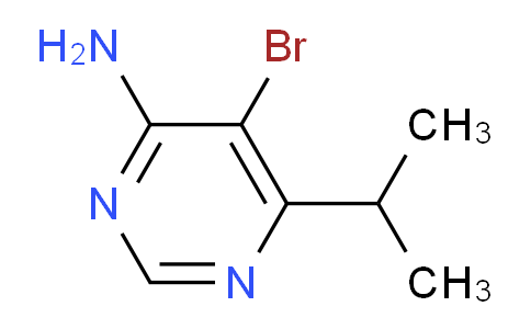 CAS No. 1443292-20-3, 5-Bromo-6-isopropylpyrimidin-4-amine