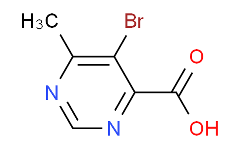 CAS No. 933683-74-0, 5-Bromo-6-methylpyrimidine-4-carboxylic acid