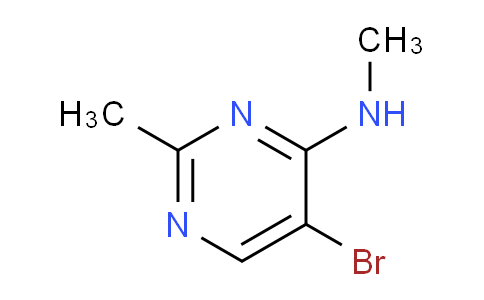 CAS No. 1256818-11-7, 5-Bromo-N,2-dimethylpyrimidin-4-amine