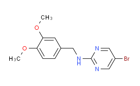 CAS No. 1273687-35-6, 5-Bromo-N-(3,4-dimethoxybenzyl)pyrimidin-2-amine