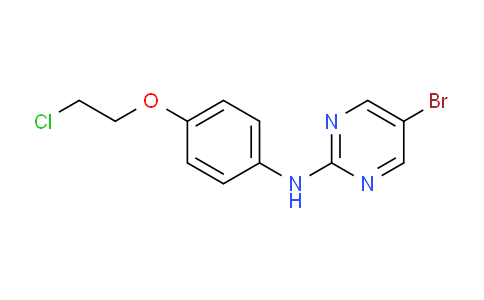 DY694812 | 932405-39-5 | 5-Bromo-N-(4-(2-chloroethoxy)phenyl)pyrimidin-2-amine
