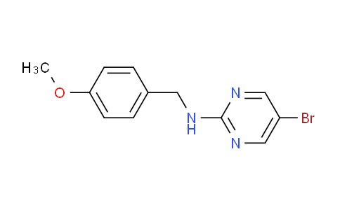 CAS No. 859207-02-6, 5-Bromo-N-(4-methoxybenzyl)pyrimidin-2-amine