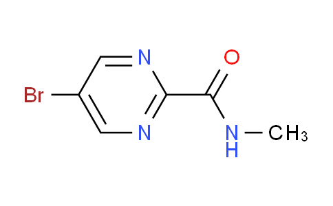 CAS No. 1346819-04-2, 5-Bromo-N-methylpyrimidine-2-carboxamide