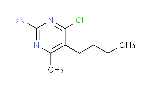 CAS No. 162272-60-8, 5-Butyl-4-chloro-6-methylpyrimidin-2-amine