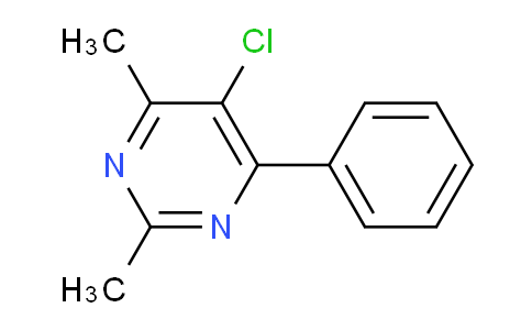 CAS No. 127588-23-2, 5-Chloro-2,4-dimethyl-6-phenylpyrimidine