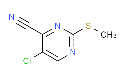 CAS No. 1023814-07-4, 5-Chloro-2-(methylthio)pyrimidine-4-carbonitrile