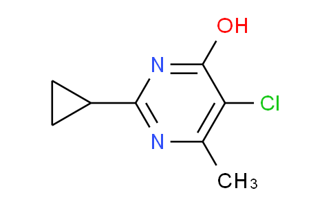 CAS No. 287927-87-1, 5-Chloro-2-cyclopropyl-6-methylpyrimidin-4-ol