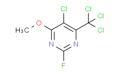CAS No. 84737-34-8, 5-Chloro-2-fluoro-4-methoxy-6-(trichloromethyl)pyrimidine