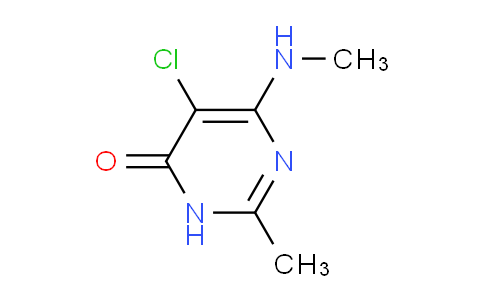 CAS No. 1135283-07-6, 5-Chloro-2-methyl-6-(methylamino)pyrimidin-4(3H)-one
