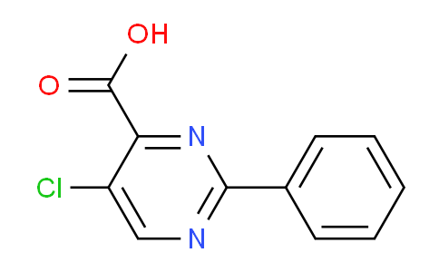 CAS No. 1094346-84-5, 5-Chloro-2-phenylpyrimidine-4-carboxylic acid