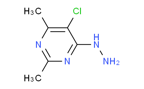 CAS No. 1242652-34-1, 5-Chloro-4-hydrazinyl-2,6-dimethylpyrimidine