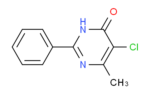 CAS No. 20551-31-9, 5-Chloro-6-methyl-2-phenylpyrimidin-4(3H)-one