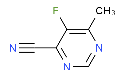 CAS No. 1956380-25-8, 5-Fluoro-6-methylpyrimidine-4-carbonitrile