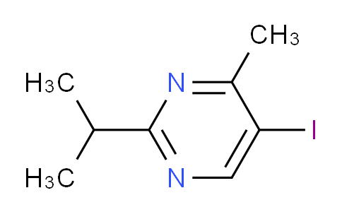 CAS No. 69696-41-9, 5-Iodo-2-isopropyl-4-methylpyrimidine