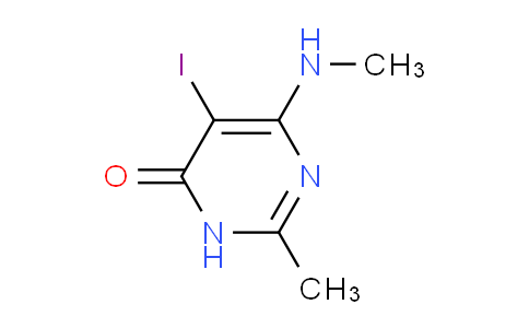 CAS No. 1135283-16-7, 5-Iodo-2-methyl-6-(methylamino)pyrimidin-4(3H)-one