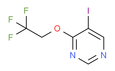 CAS No. 1356055-11-2, 5-Iodo-4-(2,2,2-trifluoroethoxy)pyrimidine