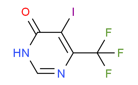 CAS No. 126538-82-7, 5-Iodo-6-(trifluoromethyl)pyrimidin-4(3H)-one