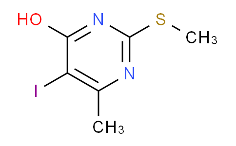 CAS No. 76510-64-0, 5-Iodo-6-methyl-2-(methylthio)pyrimidin-4-ol