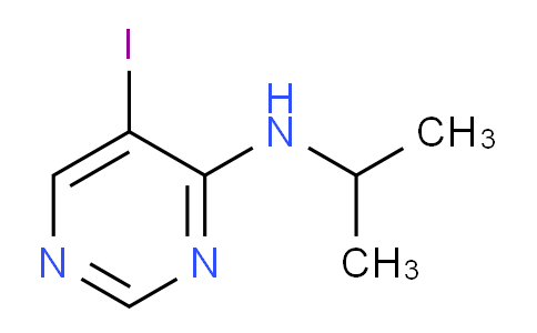 CAS No. 1363404-92-5, 5-Iodo-N-isopropylpyrimidin-4-amine