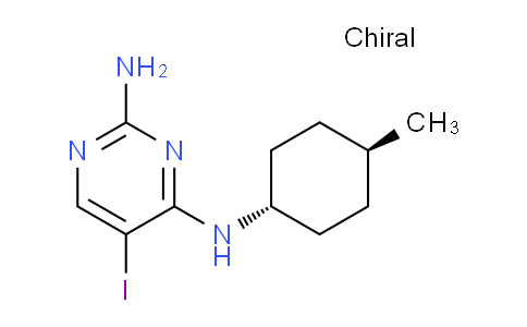 CAS No. 1401034-43-2, 5-Iodo-N4-(trans-4-methylcyclohexyl)pyrimidine-2,4-diamine