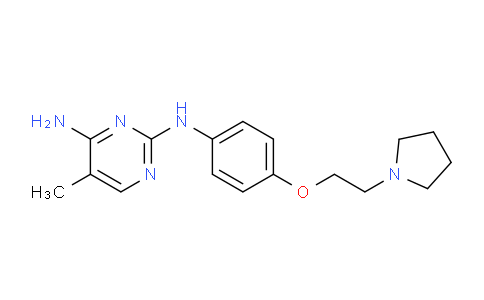 CAS No. 936092-38-5, 5-Methyl-N2-(4-(2-(pyrrolidin-1-yl)ethoxy)phenyl)pyrimidine-2,4-diamine