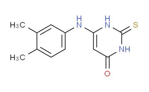 CAS No. 1365957-16-9, 6-((3,4-Dimethylphenyl)amino)-2-thioxo-2,3-dihydropyrimidin-4(1H)-one