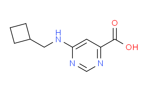 CAS No. 1439900-18-1, 6-((Cyclobutylmethyl)amino)pyrimidine-4-carboxylic acid