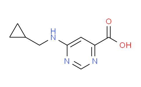 CAS No. 1439902-90-5, 6-((Cyclopropylmethyl)amino)pyrimidine-4-carboxylic acid