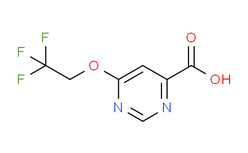 CAS No. 1439896-74-8, 6-(2,2,2-Trifluoroethoxy)pyrimidine-4-carboxylic acid