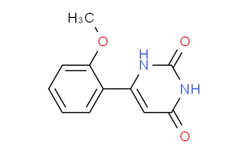 CAS No. 116137-74-7, 6-(2-Methoxyphenyl)pyrimidine-2,4(1H,3H)-dione