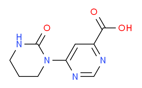 CAS No. 1439896-56-6, 6-(2-Oxotetrahydropyrimidin-1(2H)-yl)pyrimidine-4-carboxylic acid